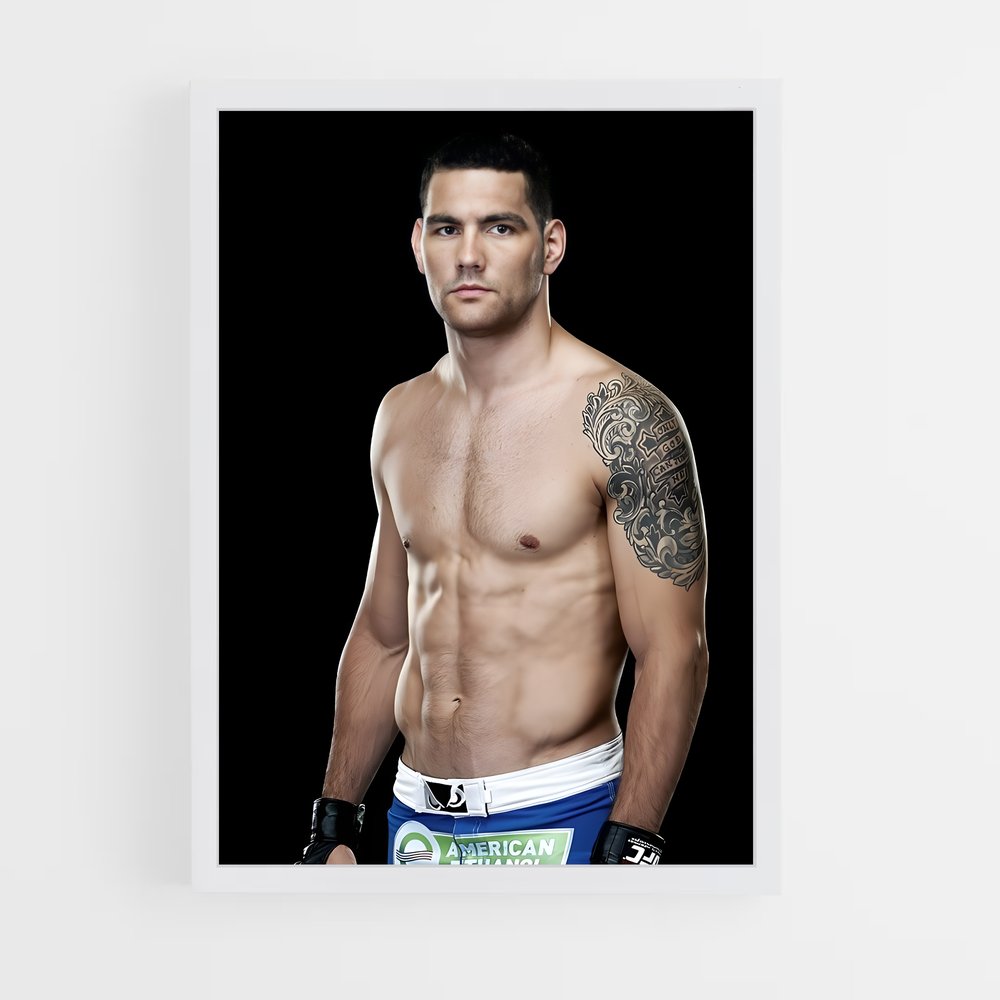 Poster Chris weidman – affiche MMA (vue 3)